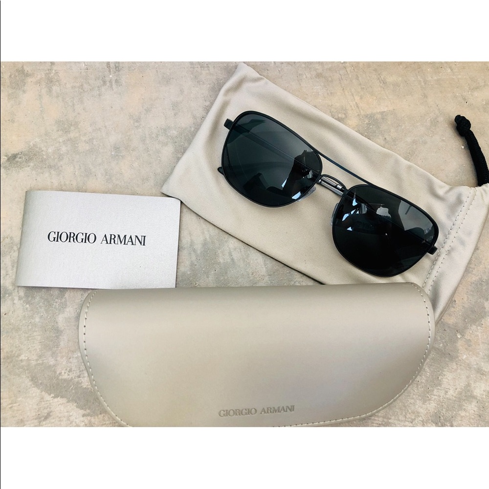 Giorgio Armani 6040 Black/Grey Sunglasses